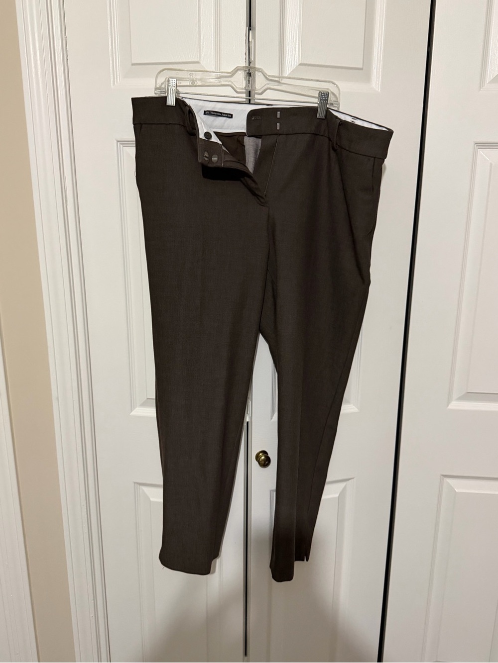 Talbot’s women’s ankle Dress Pants - Brown 16w